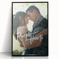 Purple Hearts 2020s Vintage Movie Poster – Romantic Wall Art Print