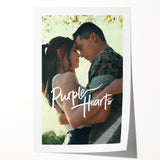Purple Hearts 2020s Vintage Movie Poster – Romantic Wall Art Print