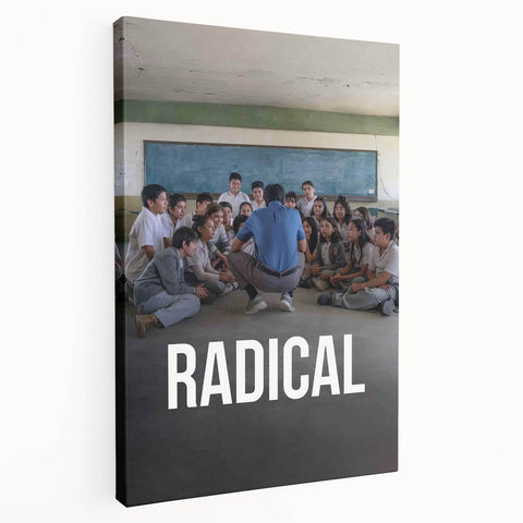 Radical 2020s Vintage Movie Poster – Inspiring Retro Wall Art Print