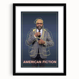 2020s Vintage Movie Poster - American Fiction Retro Film Art