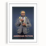 2020s Vintage Movie Poster - American Fiction Retro Film Art