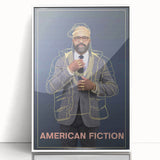 2020s Vintage Movie Poster - American Fiction Retro Film Art