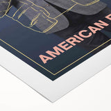 2020s Vintage Movie Poster - American Fiction Retro Film Art