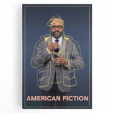 2020s Vintage Movie Poster - American Fiction Retro Film Art
