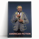 2020s Vintage Movie Poster - American Fiction Retro Film Art