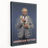 2020s Vintage Movie Poster - American Fiction Retro Film Art