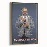 2020s Vintage Movie Poster - American Fiction Retro Film Art