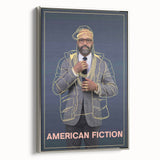 2020s Vintage Movie Poster - American Fiction Retro Film Art