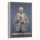 2020s Vintage Movie Poster - American Fiction Retro Film Art