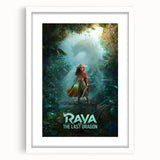 Raya and the Last Dragon Poster – 2020s Vintage Fantasy Wall Art