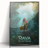 Raya and the Last Dragon Poster – 2020s Vintage Fantasy Wall Art