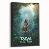 Raya and the Last Dragon Poster – 2020s Vintage Fantasy Wall Art