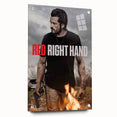 Red Right Hand 2020s Vintage Movie Poster – Retro Action Wall Art