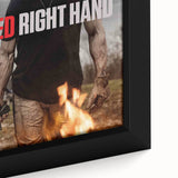 Red Right Hand 2020s Vintage Movie Poster – Retro Action Wall Art