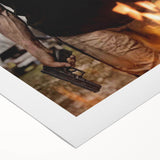 Red Right Hand 2020s Vintage Movie Poster – Retro Action Wall Art