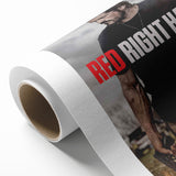 Red Right Hand 2020s Vintage Movie Poster – Retro Action Wall Art