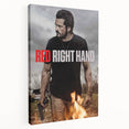 Red Right Hand 2020s Vintage Movie Poster – Retro Action Wall Art