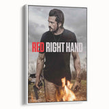 Red Right Hand 2020s Vintage Movie Poster – Retro Action Wall Art