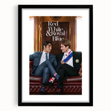 Red, White & Royal Blue 2020s Vintage Movie Poster – Romantic Wall Art