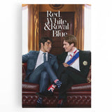 Red, White & Royal Blue 2020s Vintage Movie Poster – Romantic Wall Art