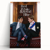 Red, White & Royal Blue 2020s Vintage Movie Poster – Romantic Wall Art