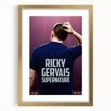 Ricky Gervais SuperNature Poster - 2020s Vintage Comedy Wall Art