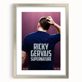 Ricky Gervais SuperNature Poster - 2020s Vintage Comedy Wall Art