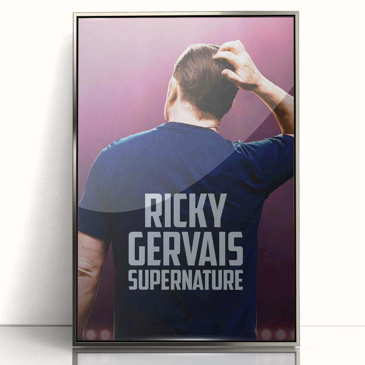 Ricky Gervais SuperNature Poster - 2020s Vintage Comedy Wall Art