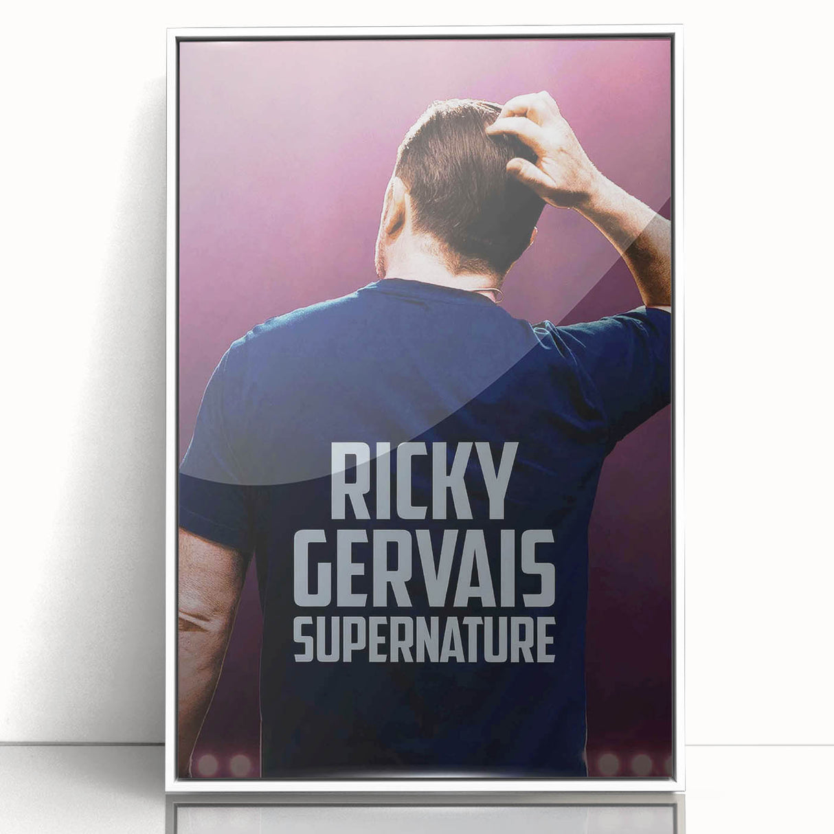 Ricky Gervais SuperNature Poster - 2020s Vintage Comedy Wall Art