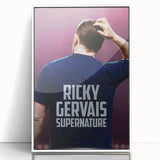 Ricky Gervais SuperNature Poster - 2020s Vintage Comedy Wall Art