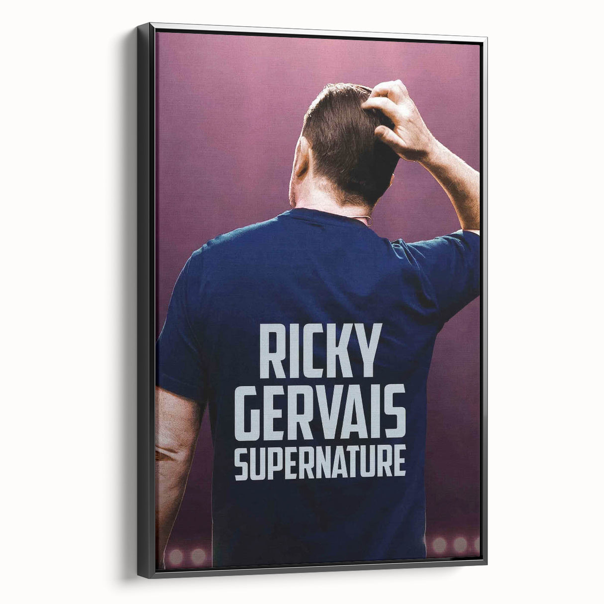 Ricky Gervais SuperNature Poster - 2020s Vintage Comedy Wall Art