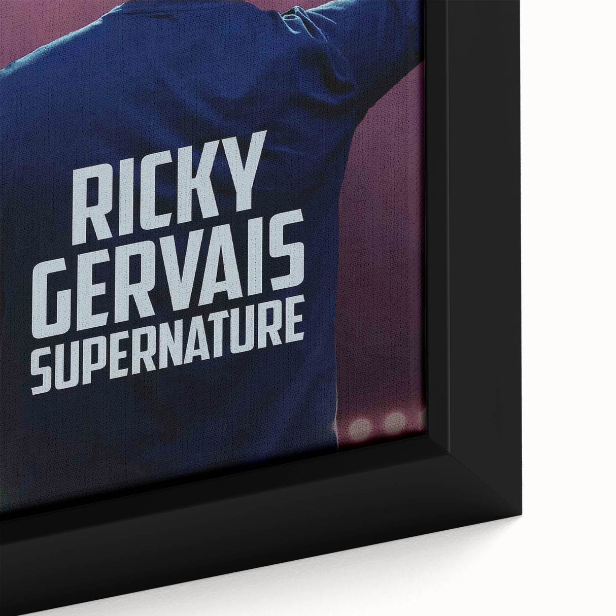 Ricky Gervais SuperNature Poster - 2020s Vintage Comedy Wall Art