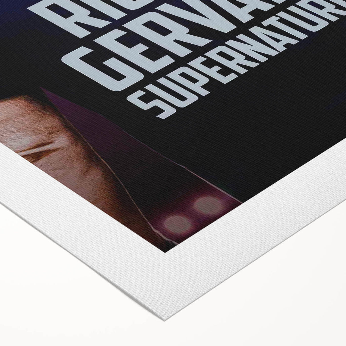 Ricky Gervais SuperNature Poster - 2020s Vintage Comedy Wall Art
