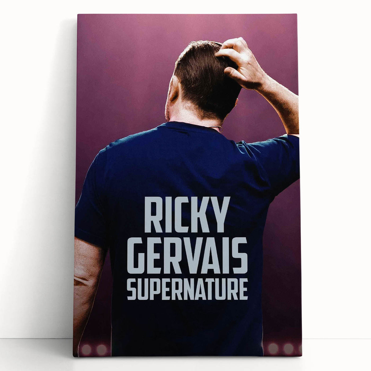 Ricky Gervais SuperNature Poster - 2020s Vintage Comedy Wall Art