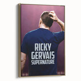 Ricky Gervais SuperNature Poster - 2020s Vintage Comedy Wall Art