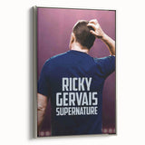 Ricky Gervais SuperNature Poster - 2020s Vintage Comedy Wall Art