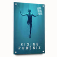 Rising Phoenix 2020s Vintage Movie Poster - Retro Sports Film Art