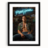 Road House 2020s Vintage Movie Poster - Retro Action Film Wall Art