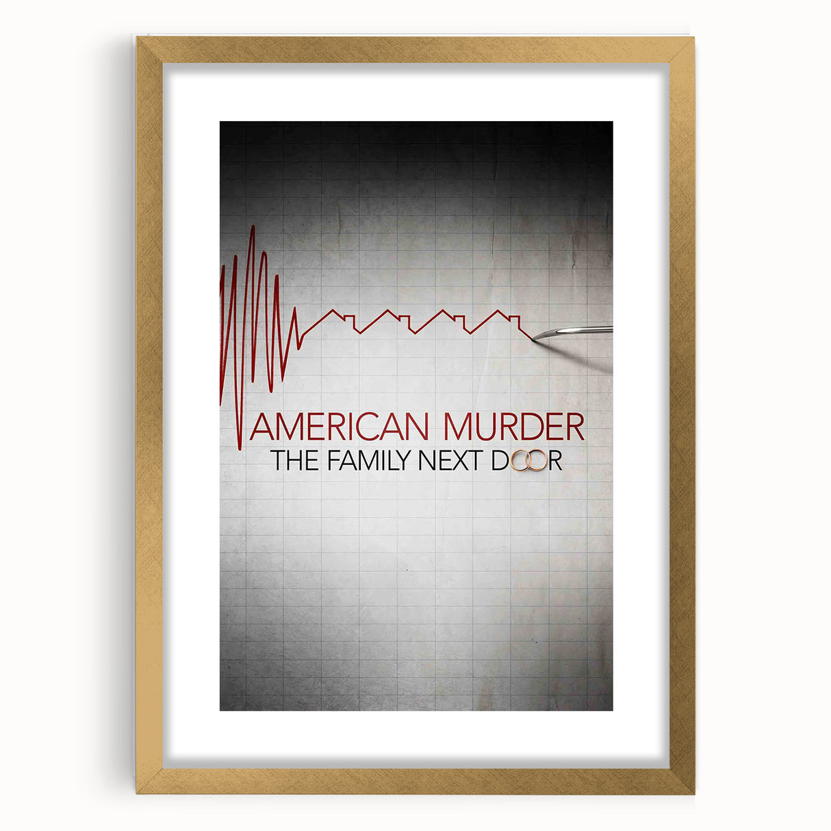 2020s Vintage Movie Poster - American Murder Documentary Art