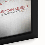 2020s Vintage Movie Poster - American Murder Documentary Art