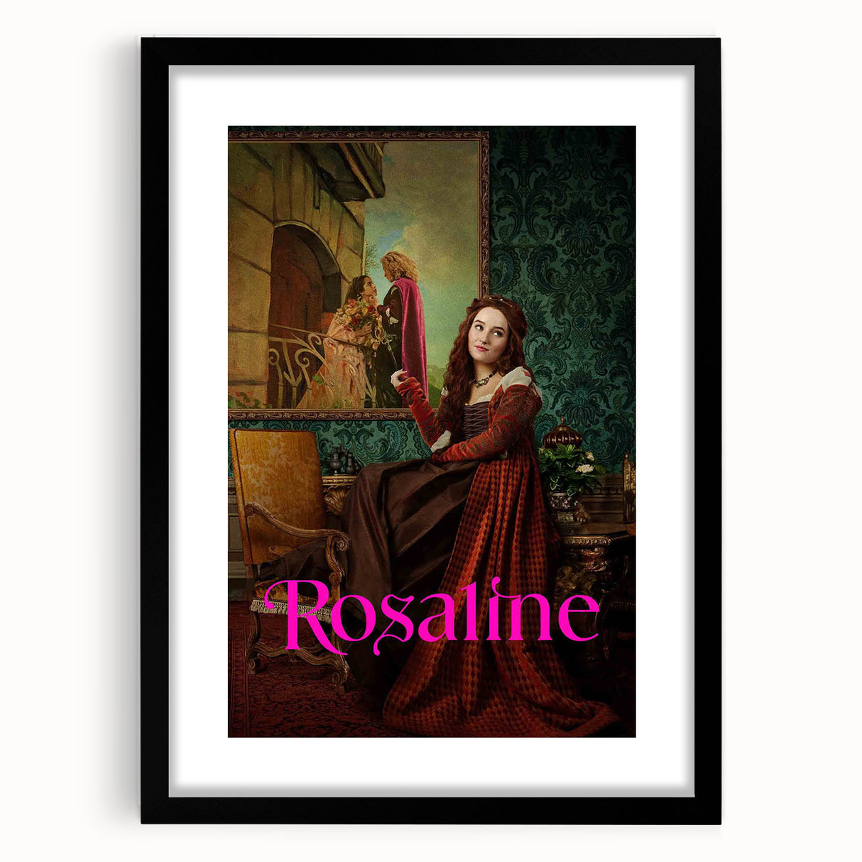 Rosaline 2020s Vintage Movie Poster - Retro Romantic Comedy Wall Art