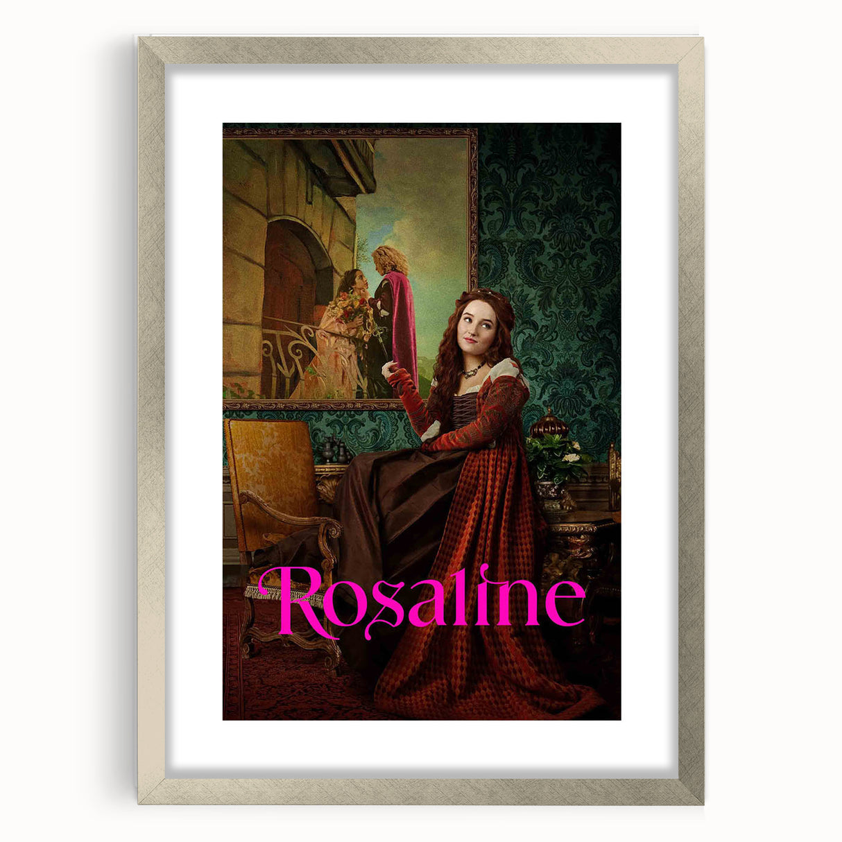Rosaline 2020s Vintage Movie Poster - Retro Romantic Comedy Wall Art