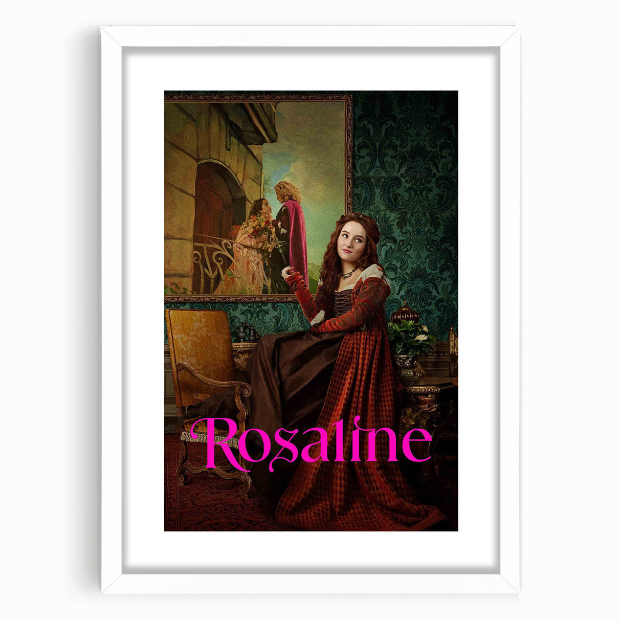 Rosaline 2020s Vintage Movie Poster - Retro Romantic Comedy Wall Art