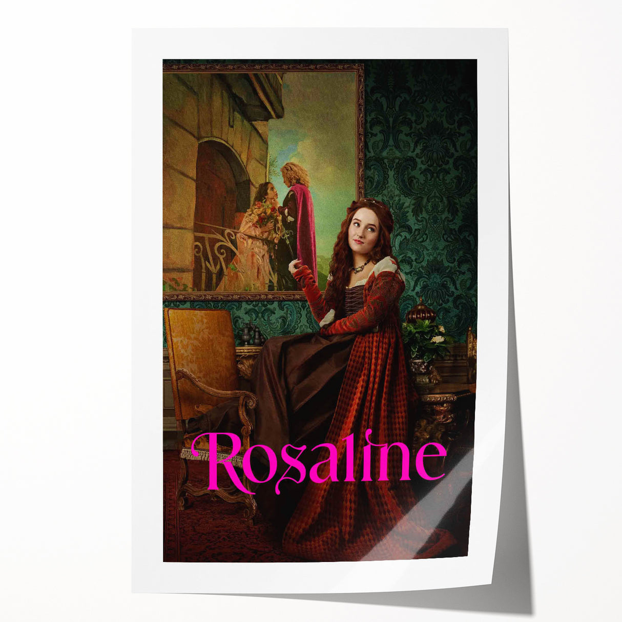 Rosaline 2020s Vintage Movie Poster - Retro Romantic Comedy Wall Art