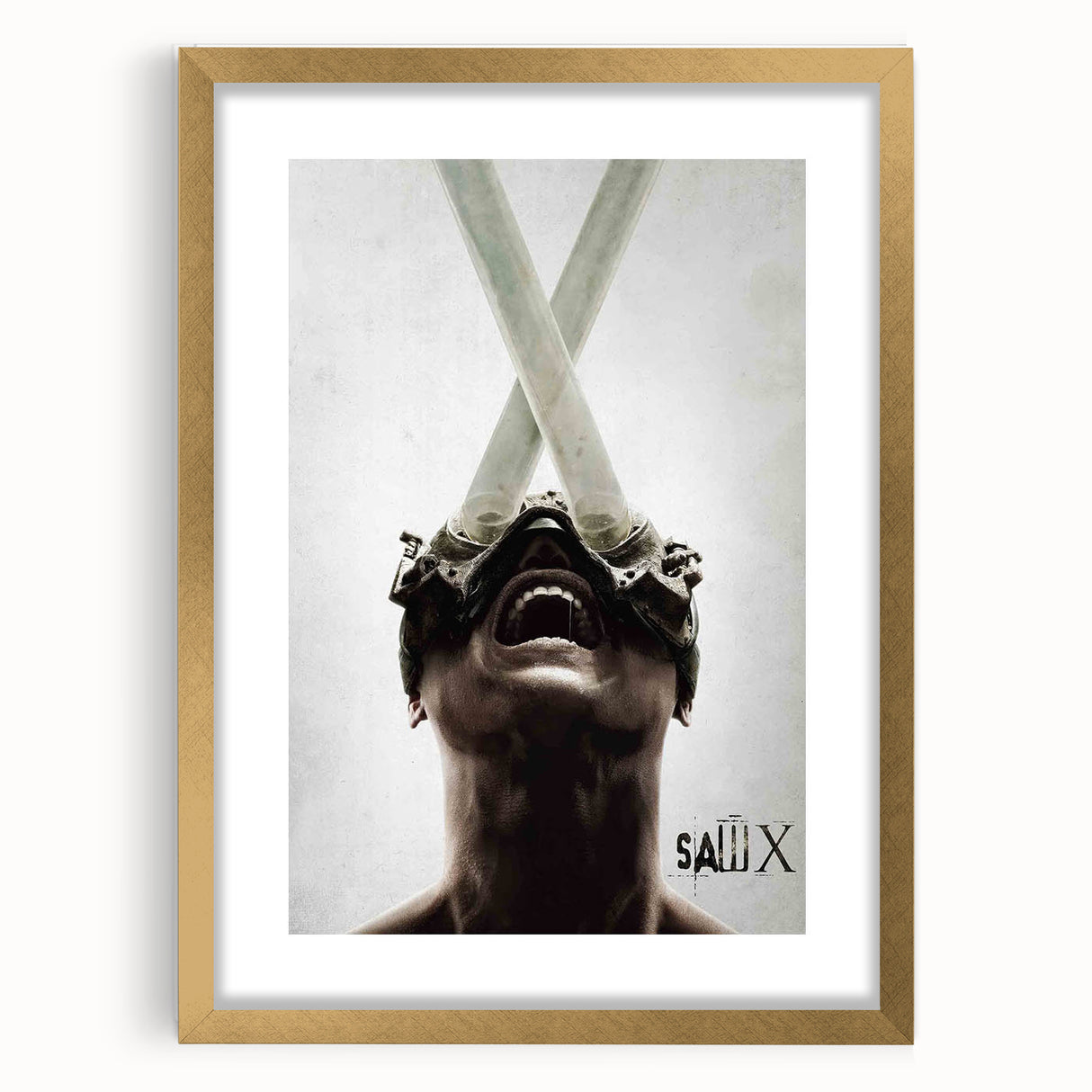 2020s Vintage Movie Poster - Saw X Retro Film Art for Movie Lovers