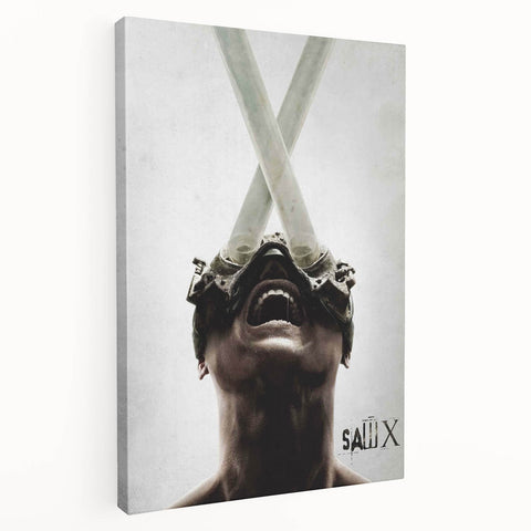 2020s Vintage Movie Poster - Saw X Retro Film Art for Movie Lovers