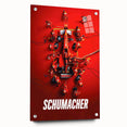 2020s Vintage Movie Poster - Schumacher Formula 1 Retro Film Art