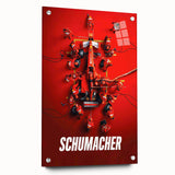 2020s Vintage Movie Poster - Schumacher Formula 1 Retro Film Art