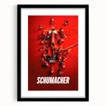 2020s Vintage Movie Poster - Schumacher Formula 1 Retro Film Art