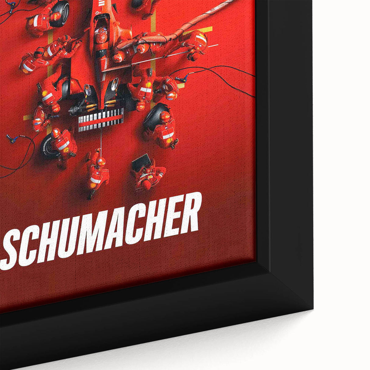 2020s Vintage Movie Poster - Schumacher Formula 1 Retro Film Art